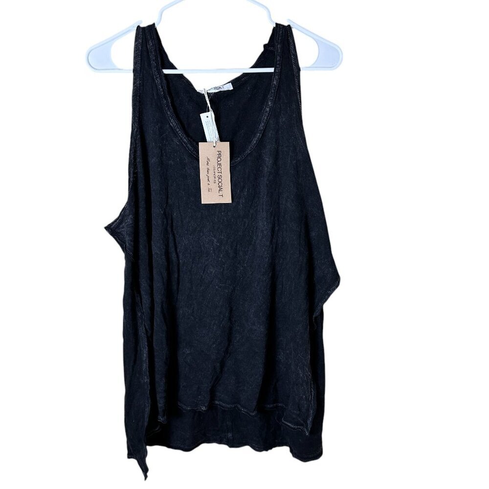 Project Social T Black Tank Top